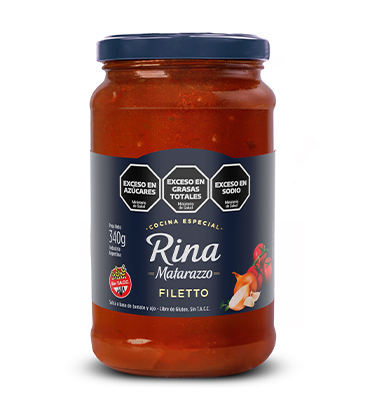 Salsa De Tomate Y Ajo Filetto 340 G
