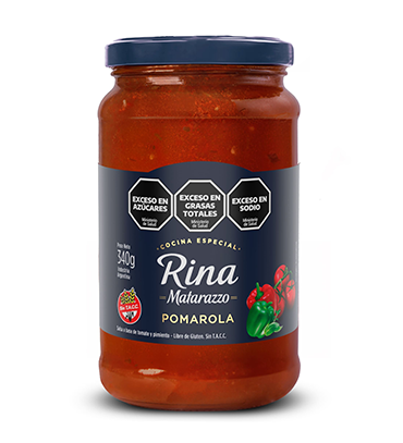 Salsa De Tomate Y Pimiento Pomarola 340 G